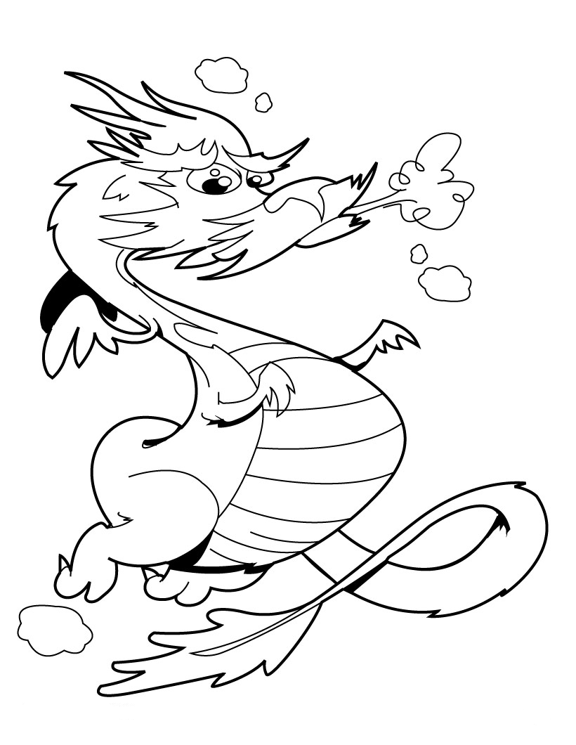 Fire Breathing Dragon Coloring Pages Coloring Pages 820x1060 Fire Breathing Dragon Coloring Pages Coloring Pages