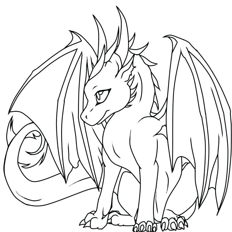 Fire Dragon Coloring Pages Impair.co 770x770 Fire Dragon Coloring Pages Impair.co