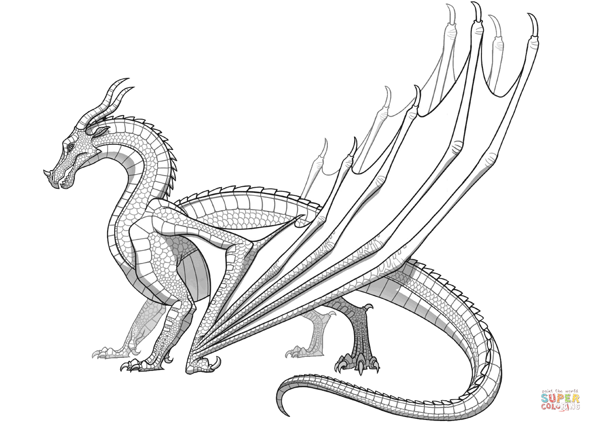 Fortune Wings Of Fire Coloring Page Mudwing Dragon From Free 1170x836 Fortune Wings Of Fire Coloring Page Mudwing Dragon From Free