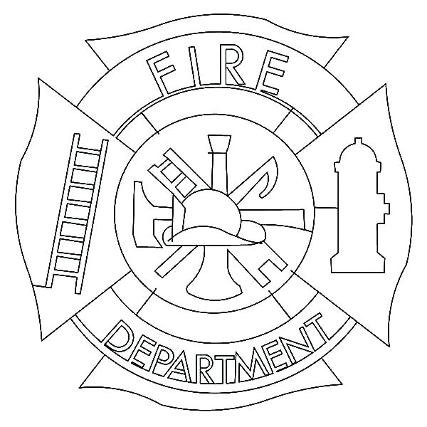 Fireman Coloring Pages 600x600 Fireman Coloring Pages