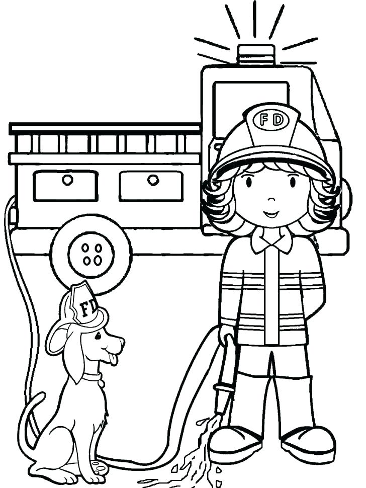 Fireman Coloring Sheet 728x970 Fireman Coloring Sheet