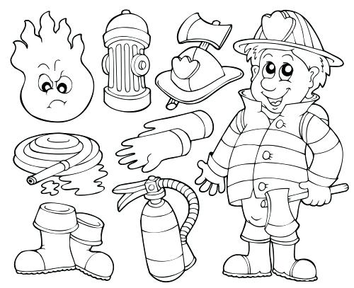 Fire Coloring Pages Printable Fire Fighter Coloring Pages Fireman 500x407 Fire Coloring Pages Printable Fire Fighter Coloring Pages Fireman