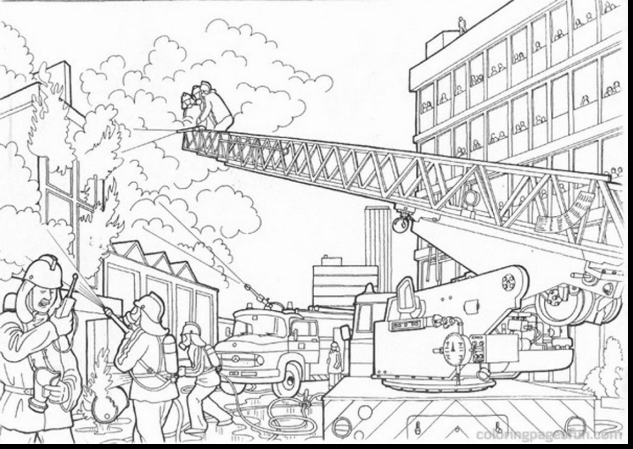 1241x880 Limited Fire Station Coloring Page Lego Free Printable Pages 8968
