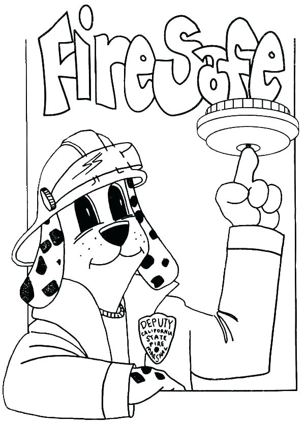 600x831 Fire Department Coloring Pages Fire Truck Coloring Page Fire Fire