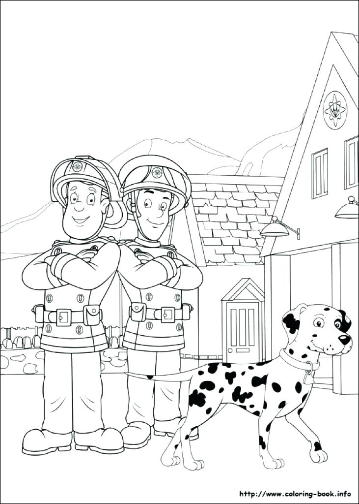 731x1024 Fire Department Coloring Pages Firefighter Hat Coloring Page Fire