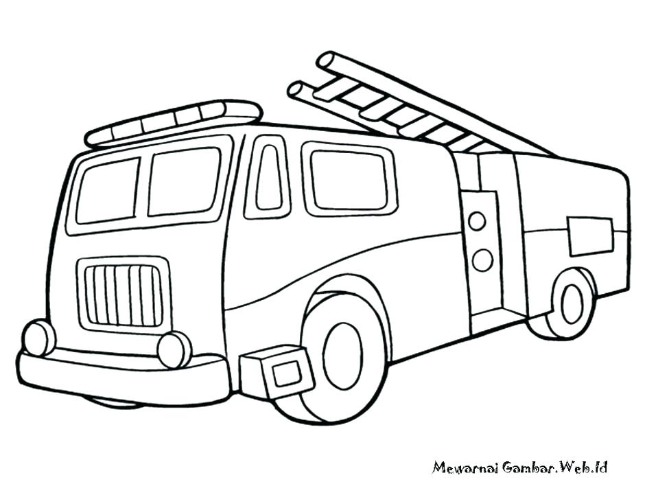 940x705 Coloring Pages Fire Truck Coloring Truck Monster Trucks Printable