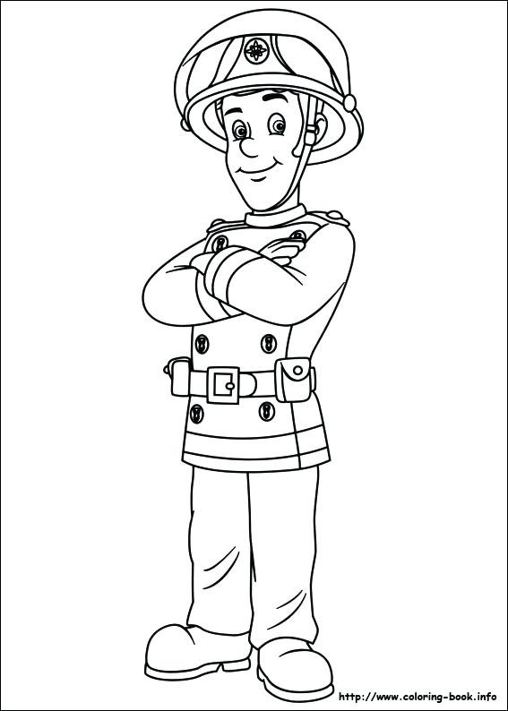 Girl Firefighter Coloring Pages Kids Coloring Fireman Coloring 567x794 Girl Firefighter Coloring Pages Kids Coloring Fireman Coloring