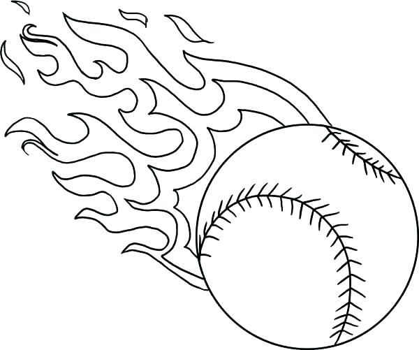 Baseball Coloring Pages Printable Flames Coloring Pages Free 600x501 Baseball Coloring Pages Printable Flames Coloring Pages Free
