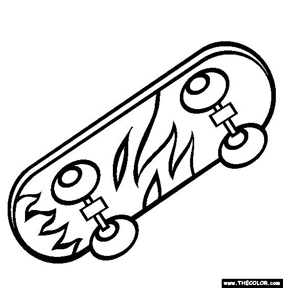 Skate Board Fire Flames Hot Ride Thats Awsome. Coloring Sheets 554x565 Skate Board Fire Flames Hot Ride Thats Awsome. Coloring Sheets