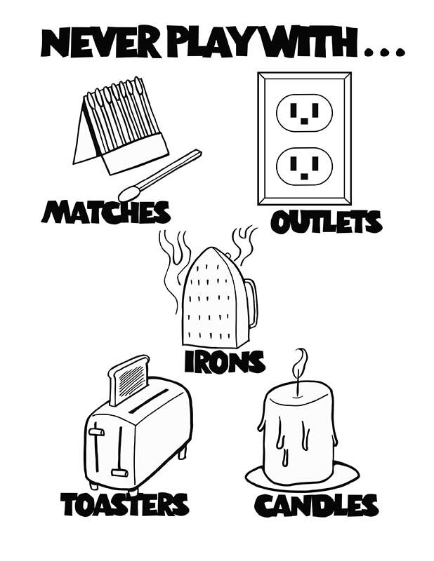 Fire Safety Coloring Pages Fire Safety Coloring Pages 4 618x800 Fire Safety Coloring Pages Fire Safety Coloring Pages 4