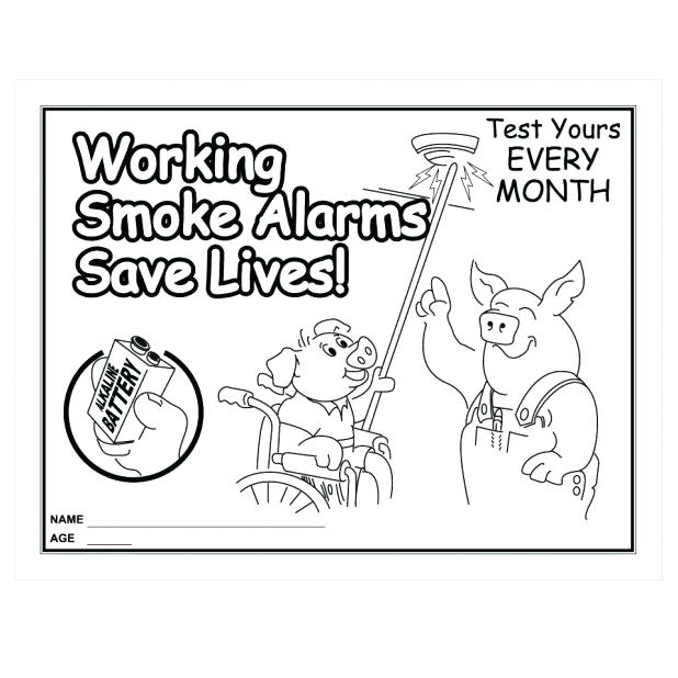 618x618 Fire Safety Coloring Pages Kids Coloring Coloring Pages Amusing