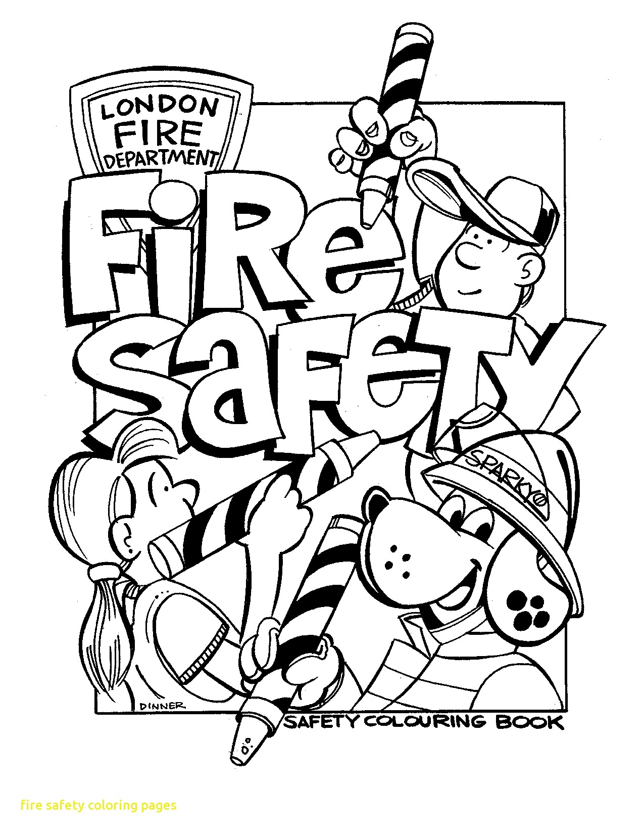 1275x1650 Fire Safety Coloring Pages With Page New
