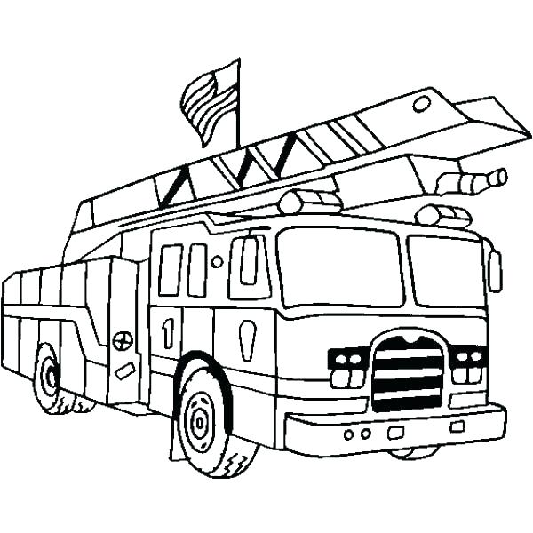 600x600 Fire Truck Coloring Page Fire Prevention Coloring Pages Fire