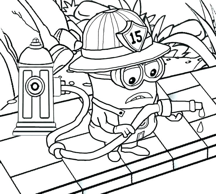 736x662 Fire Department Coloring Pages Fire Prevention Fire Station