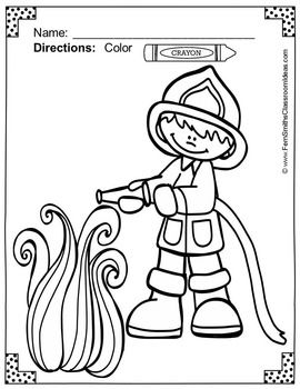 Fire Safety Week Coloring Pages at GetColorings.com | Free printable ...