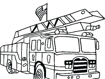 Fire Truck Coloring Pages For Kids at GetColorings.com | Free printable ...