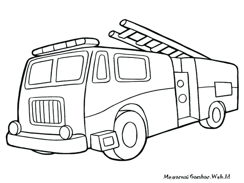 940x705 Fire Truck Coloring Pages Free Printable Fire Truck Coloring Pages