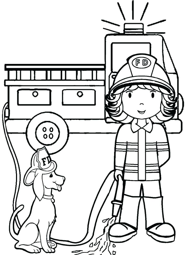 Fire Truck Coloring Pages Pdf at GetColorings.com | Free printable