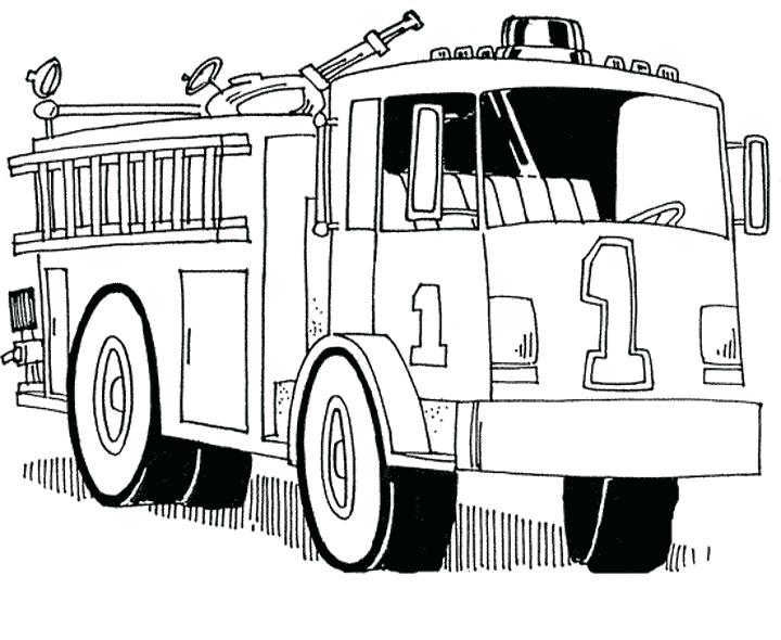 720x590 Fire Truck Coloring Pages Printable Image Of Free Printable Fire