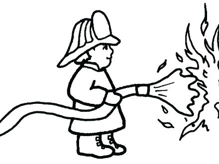 440x330 Fireman Coloring Pages Fireman Coloring Page Firefighter Coloring