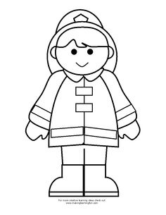 236x305 Printable Fireman Coloring Pages Printable Firefighter Coloring