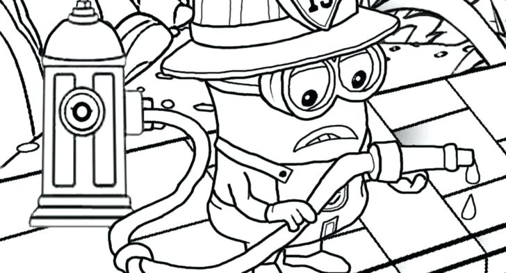 728x393 Firefighter Coloring Page Fireman Printable Coloring Page Images