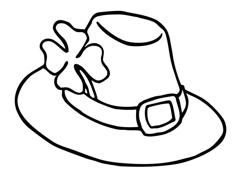 940x705 Firefighter Hat Coloring Page Clipart Panda