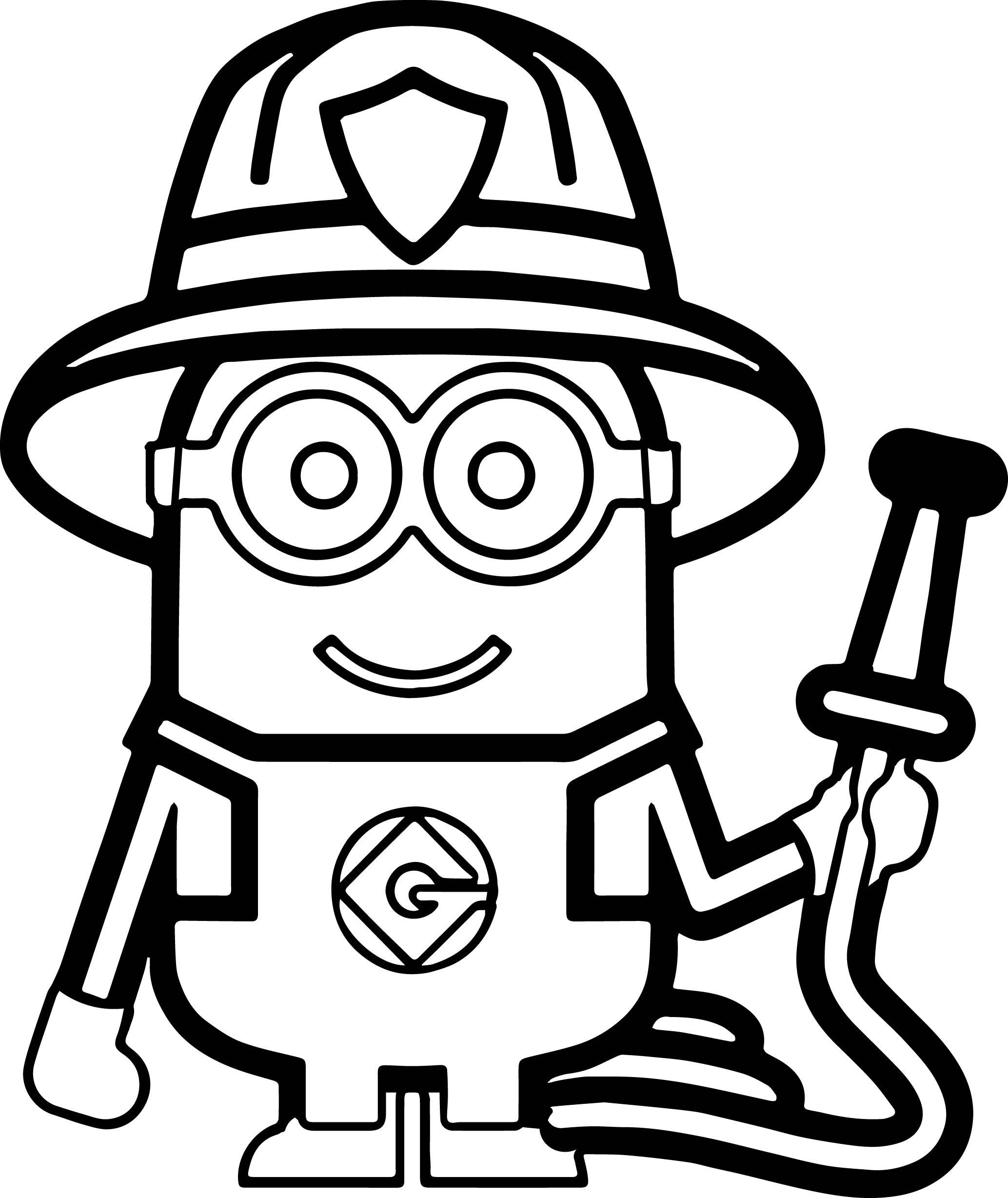 2067x2456 Download Fire Fighter Coloring Pages Fireman Clipart