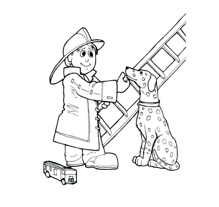720x681 Firefighter Coloring Books Firefighter Hat Coloring Page