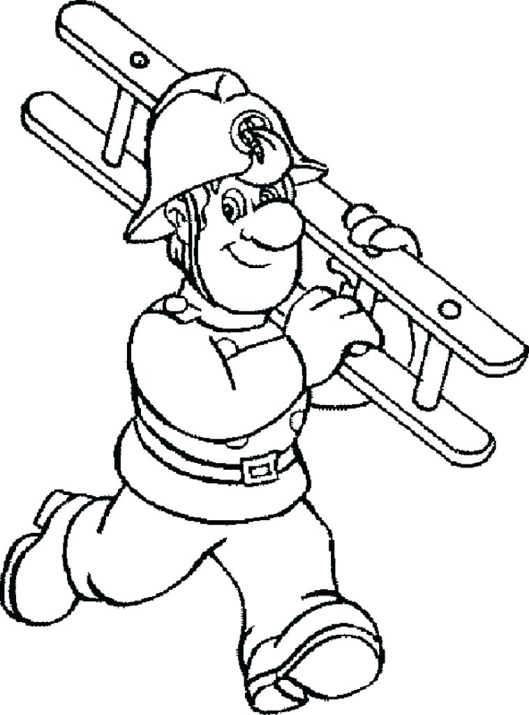 Fireman Coloring Page Firefighter Coloring Book Coloring Page 758x1024 Fireman Coloring Page Firefighter Coloring Book Coloring Page
