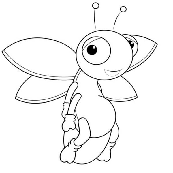 600x600 Firefly Cartoon Picture Coloring Page Color Luna