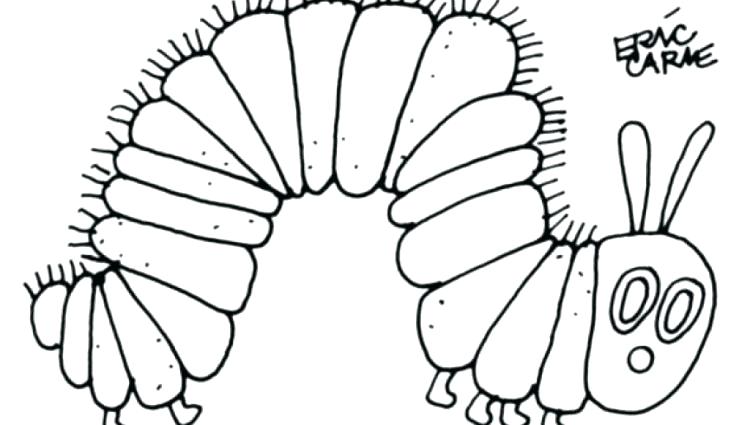 750x425 Very Hungry Caterpillar Coloring Pages Coloring Page X