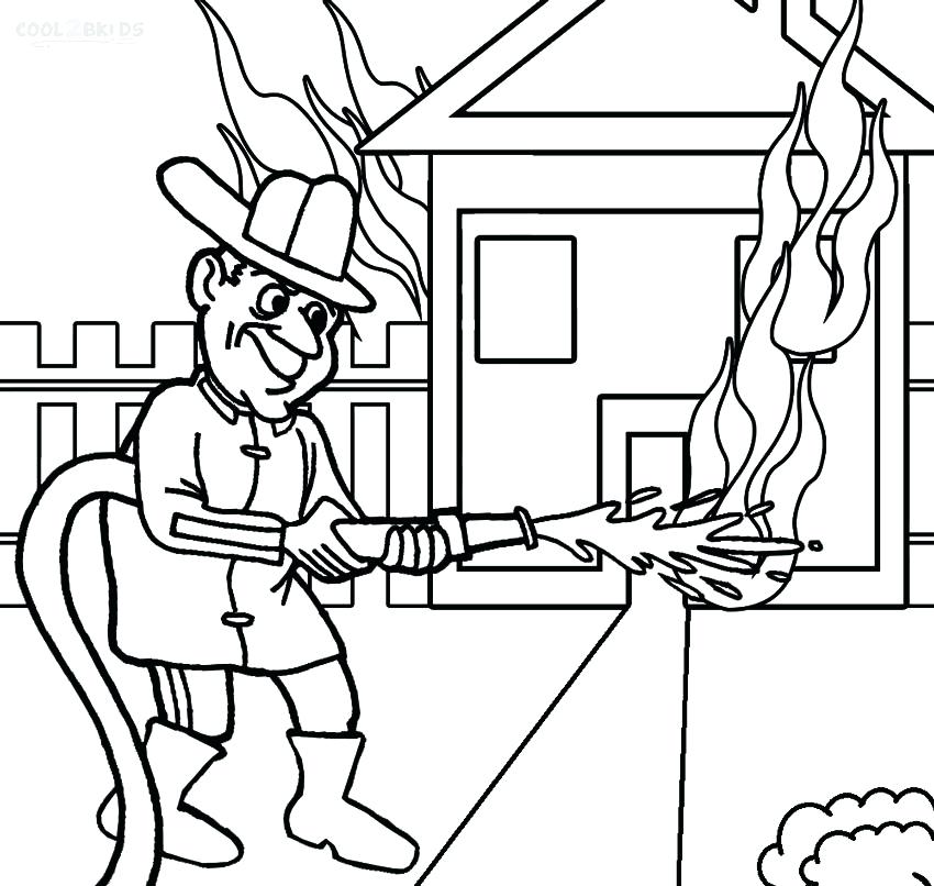 850x806 Fireman Coloring Page Coloring Page Firefighter Local Firefighter