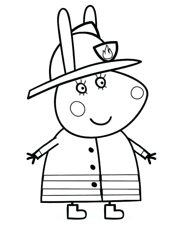 600x764 Firefighter Hat Coloring Page Firefighter Coloring Funny Zombie