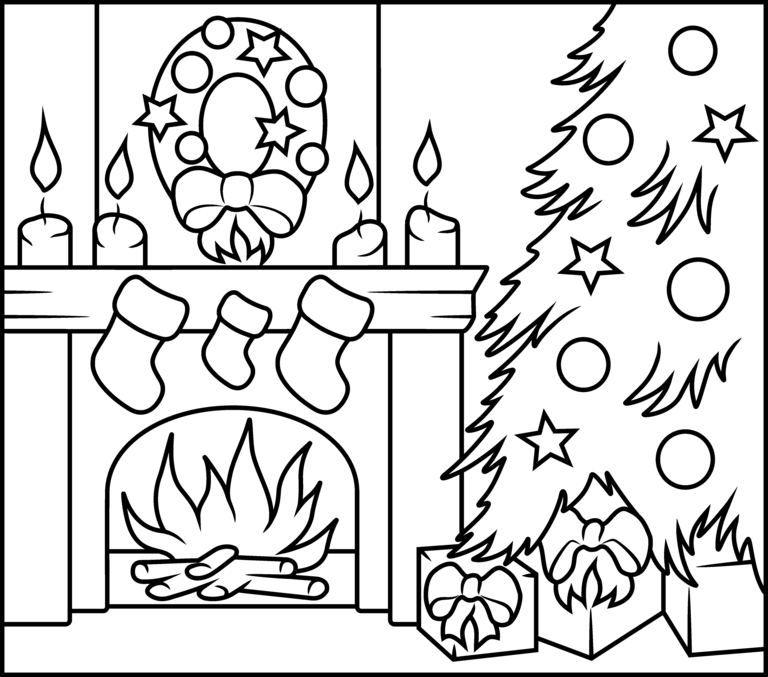 Christmas Fireplace 768x677 Christmas Fireplace