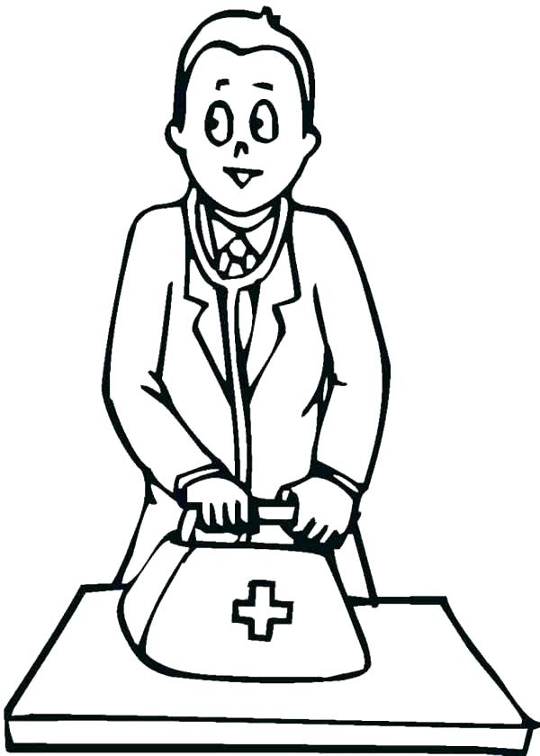 Coloring Pages Doctor 600x840 Coloring Pages Doctor