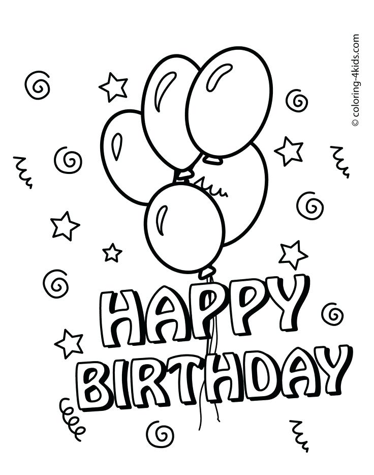 First Birthday Coloring Pages at GetColorings.com | Free printable ...