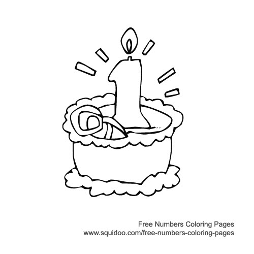 First Birthday Coloring Pages at GetColorings.com | Free printable ...