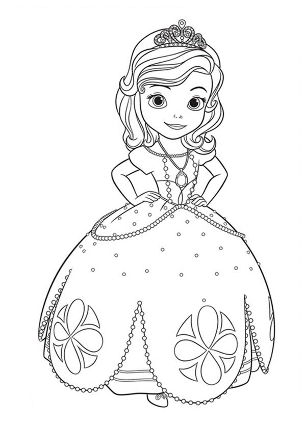 Remarkable Decoration Princess Sofia Coloring Pages Princess Sofia 600x834 Remarkable Decoration Princess Sofia Coloring Pages Princess Sofia