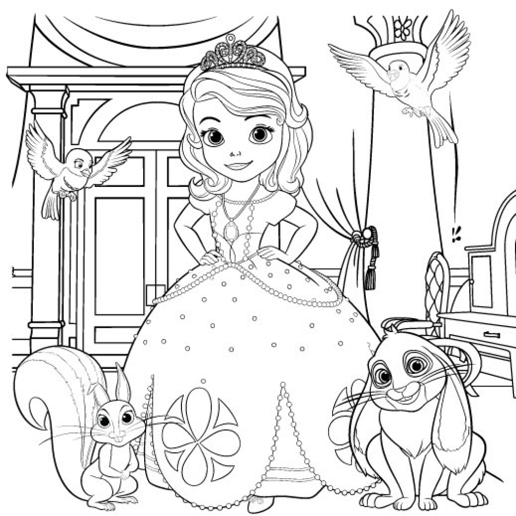 Joyous Sofia The First Coloring Pages To Print Regarding Warm Cool 1024x1024 Joyous Sofia The First Coloring Pages To Print Regarding Warm Cool