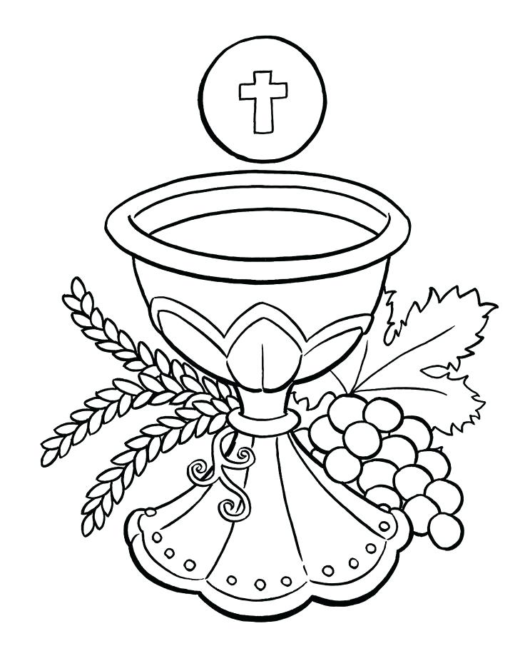 736x919 Eucharist Coloring Pages Coloring Pages Catholic First Communion