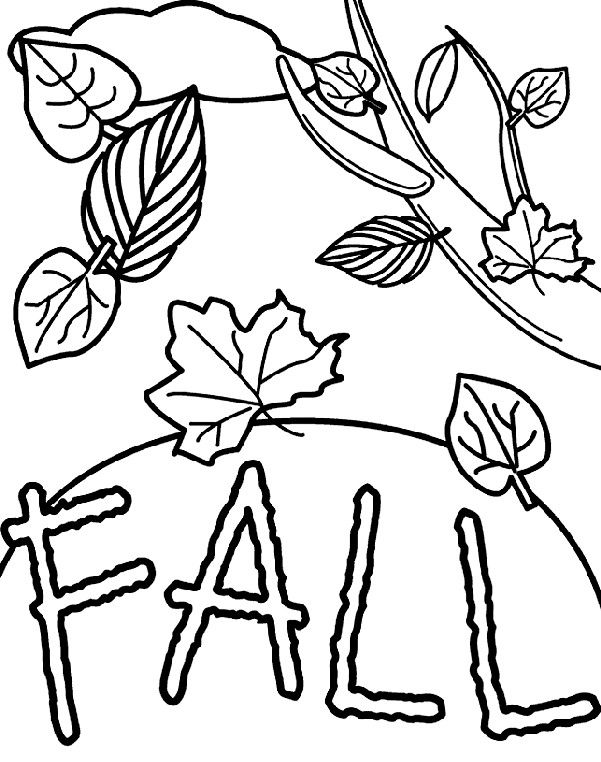 601x762 Fall Pictures To Color And Print 24 Best Coloring Pages Images