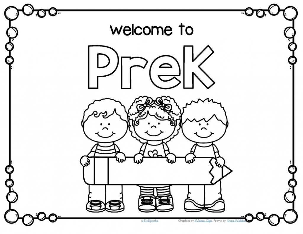 1024x791 Huge Gift First Day Of Preschool Coloring Pages School Sheet 6265