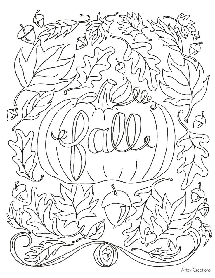 736x952 Autumn Coloring Sheets Animated Autumn Coloring Printable Pages