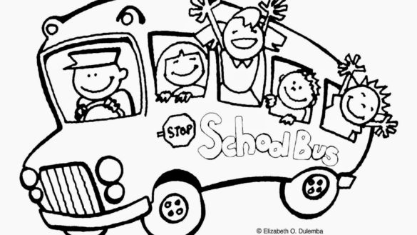First Day Of School Coloring Page 35 With First Day Of School 585x329 First Day Of School Coloring Page 35 With First Day Of School