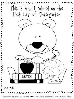Kindergarten Back To School Freebie Monkey Business, Pre School 240x320 Kindergarten Back To School Freebie Monkey Business, Pre School