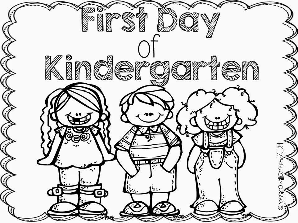 960x720 First Day Of Kindergarten Coloring Page 27 First Day Of School