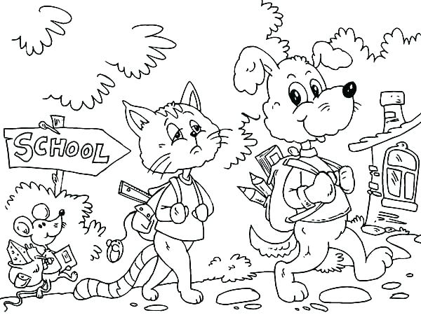 600x450 100th Day School Coloring Pages Kids Coloring First Day Of School