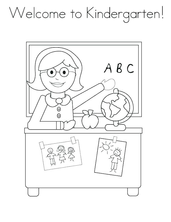 First Day Of School Coloring Pages For Preschoolers at GetColorings.com ...