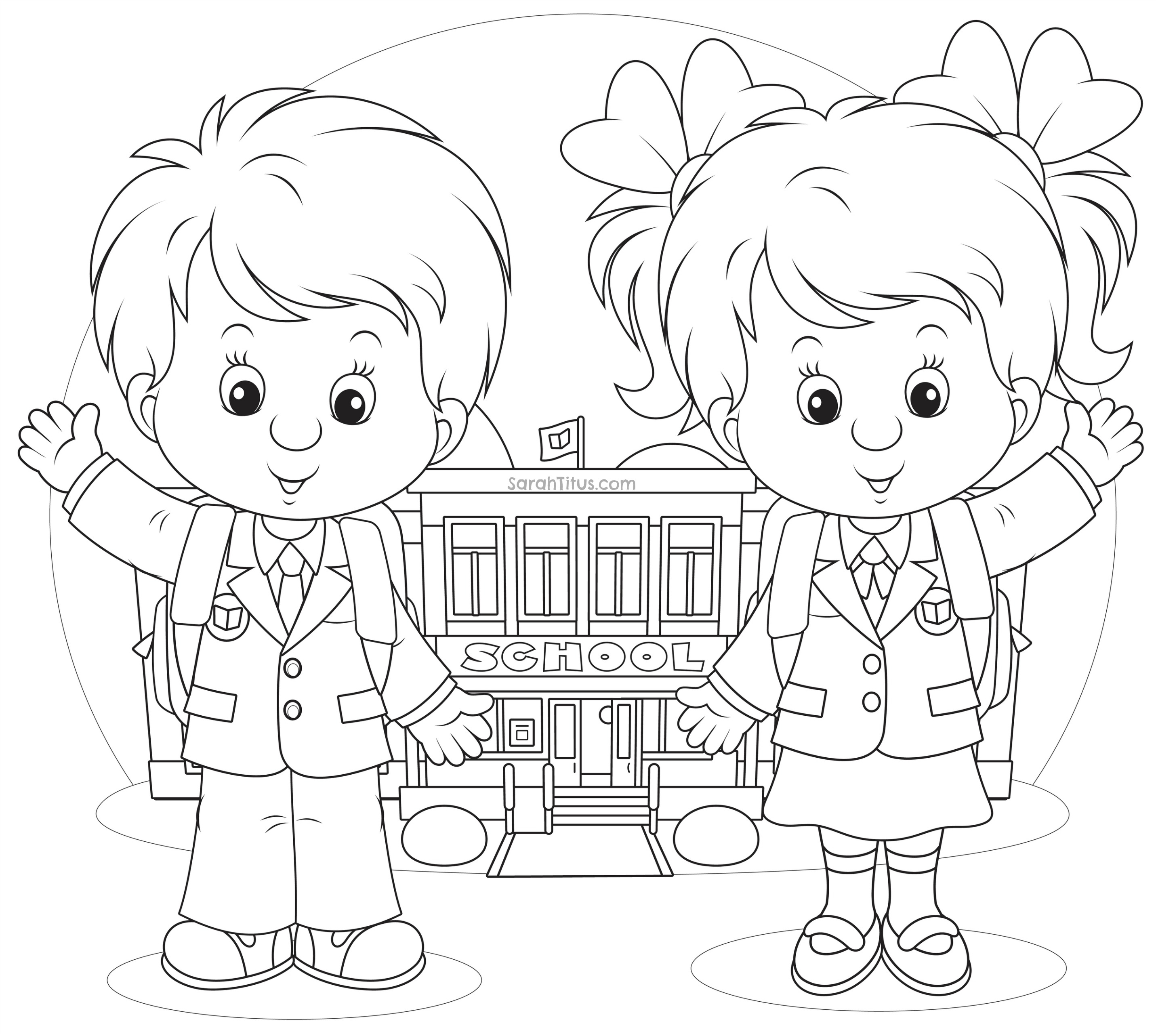 Preschool Free Back To School Coloring Pages Printable Welcome 2862x2565 Preschool Free Back To School Coloring Pages Printable Welcome